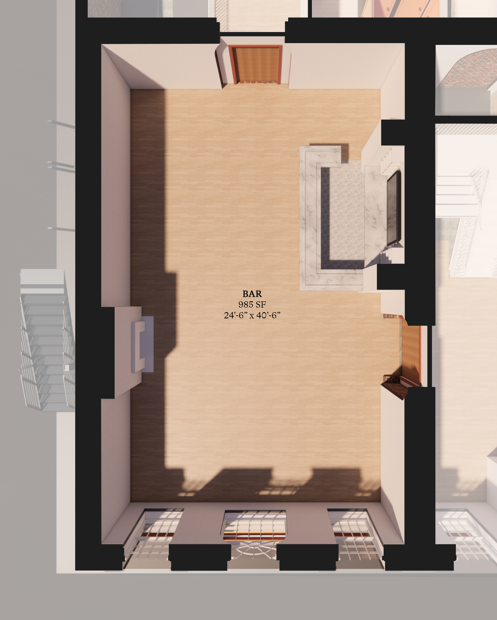 3D Plan - Bar